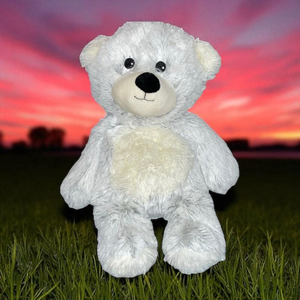 Warmies Marshmallow Bear Plush Heat Therapy French Lavender Aromatherapy Toy 15"